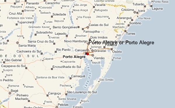 porto alegre city map